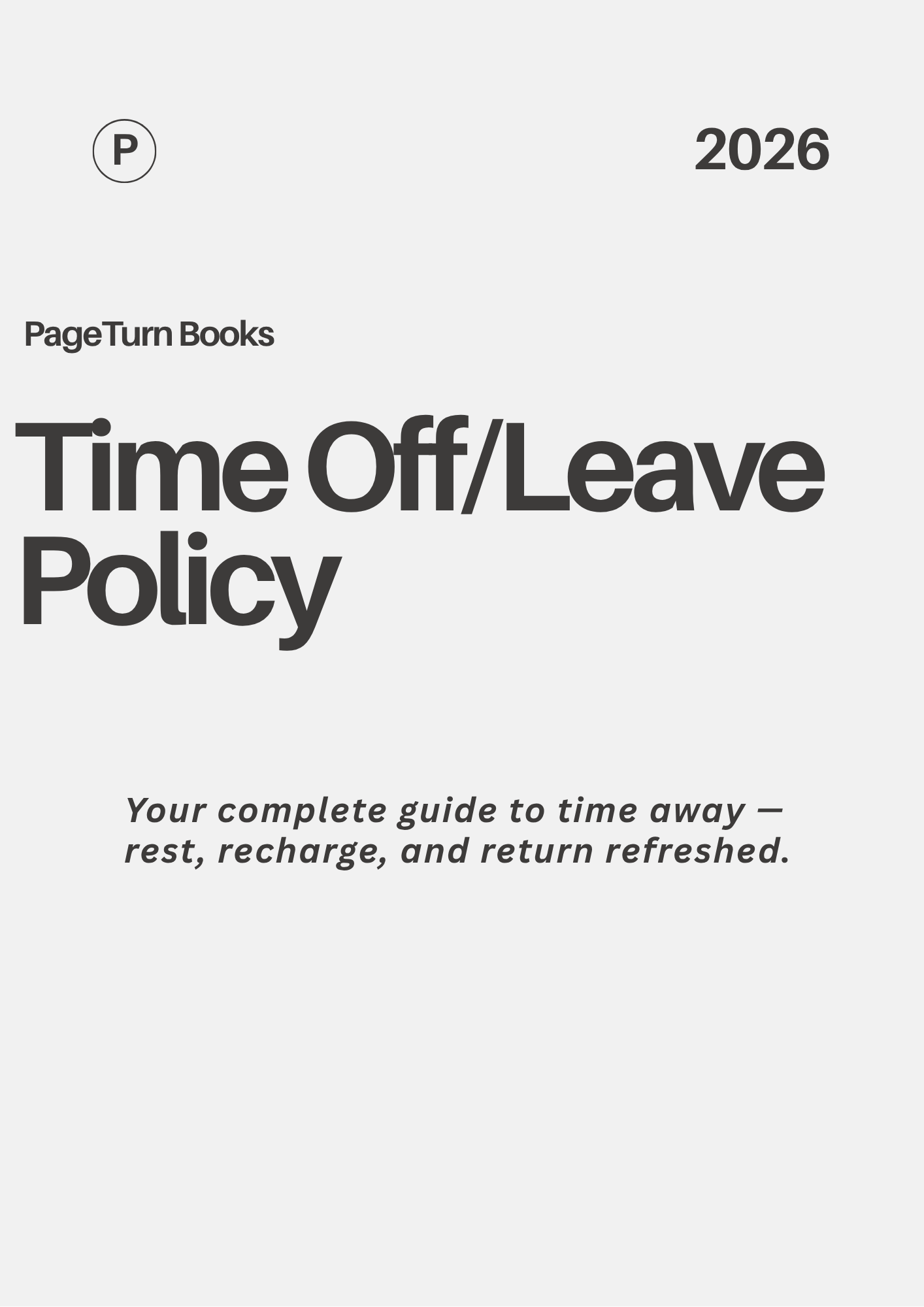 Leave policy document cover preview
